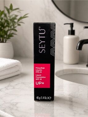 SEYTÚ UP+ | Liquid Foundation SPF 15 | Shade 6 Cold Creamy Natural |NIB